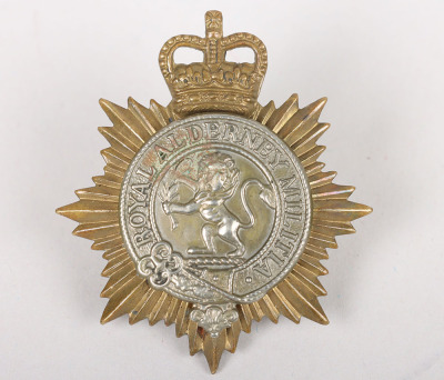 EIIR Royal Jersey Militia and Royal Alderney Militia Badges - 4