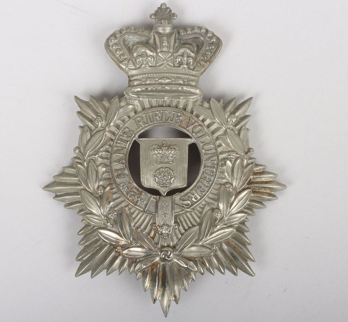 Victorian 2nd (Southampton) Hants Rifle Volunteers Other Ranks Helmet Plate