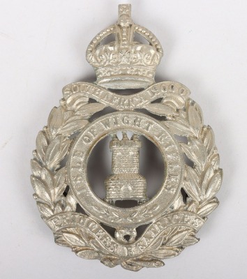 Post 1902 Isle of Wight Rifles Cross Belt Plate