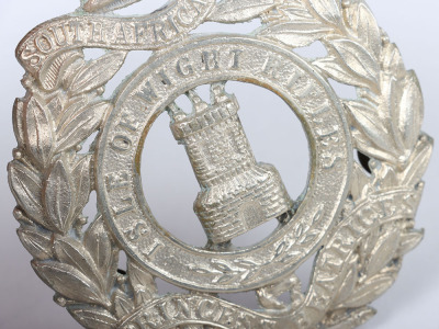 Post 1902 Isle of Wight Rifles Cross Belt Plate - 6