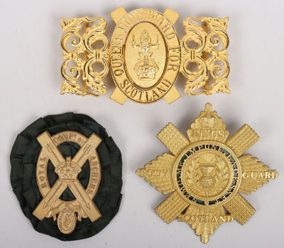 Royal Company of Archers, Kings & Queens Body Guard of Scotland Badge Grouping