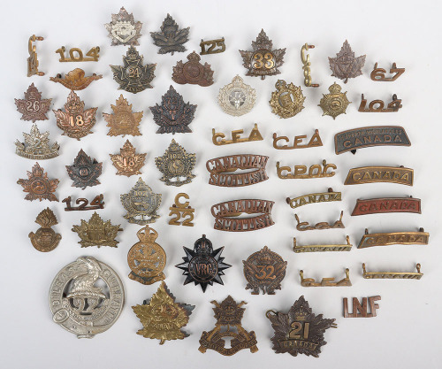 Canadian Expeditionary Force WW1 Badges and Insignia