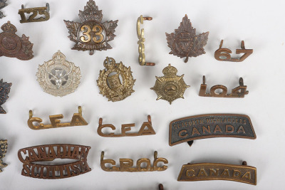 Canadian Expeditionary Force WW1 Badges and Insignia - 3