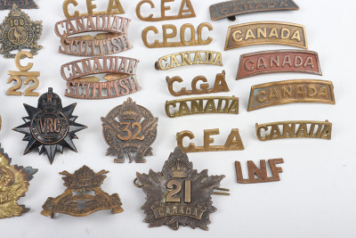 Canadian Expeditionary Force WW1 Badges and Insignia - 5