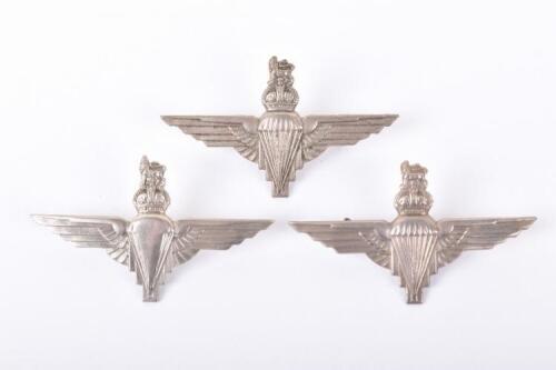 3x WW2 British Parachute Regiment Beret Badges