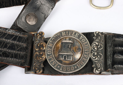 Isle of Wight Rifle Volunteers Officers Undress Waist Belt