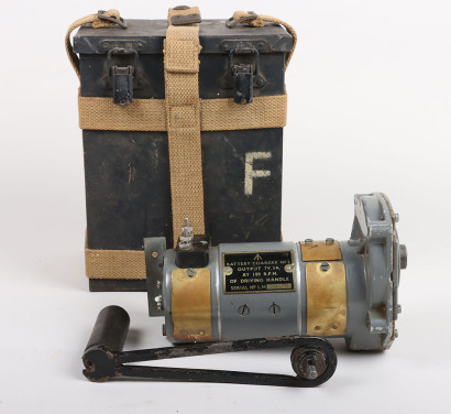 Rare WW2 “SOE” Hand Generator Battery Charger No2