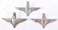 3x WW2 British Parachute Regiment Beret Badges