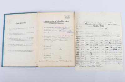 WW2 Royal Canadian Air Force Flying Log Book of Warrant Officer G H Jenkins Navigator and Air Gunner with 415 & 524 Squadron - 2