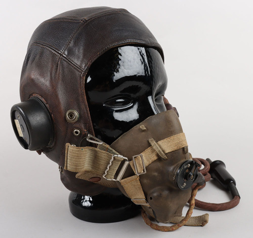 WW2 Royal Air Force C-Type Flying Helmet Set