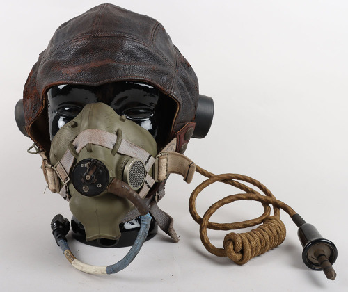 WW2 Royal Air Force C-Type Flying Helmet Set