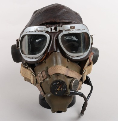 WW2 Royal Air Force C-Type Flying Helmet Set