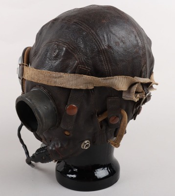 WW2 Royal Air Force C-Type Flying Helmet Set - 7