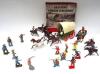 Britains set 2042, Prairie Schooner with Cowboy and Indians - 4