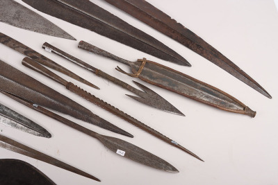 17x Assorted African Tribal Spear Heads - 6