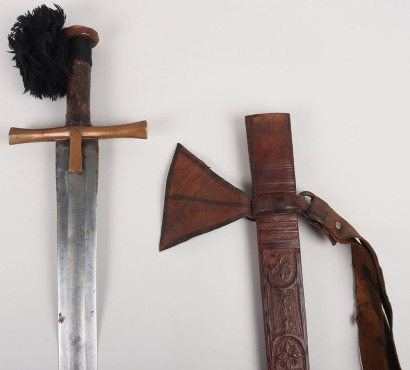 Slightly Unusual Sudanese Mahdist Period Sword Kaskara