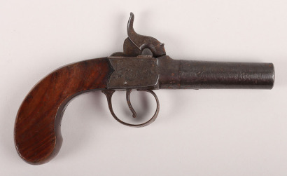 Boxlock Percussion Pocket Pistol c.1860