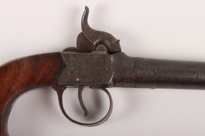 Boxlock Percussion Pocket Pistol c.1860 - 2