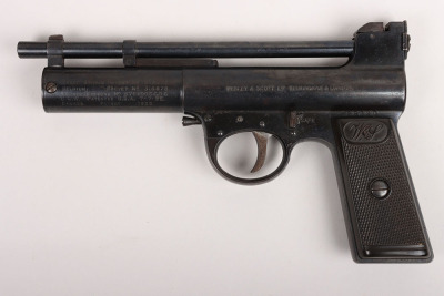 Boxed Pre-War Webley Mk II Target .177 Air Pistol - 2