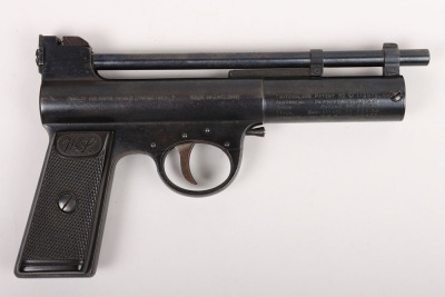 Boxed Pre-War Webley Mk II Target .177 Air Pistol - 3