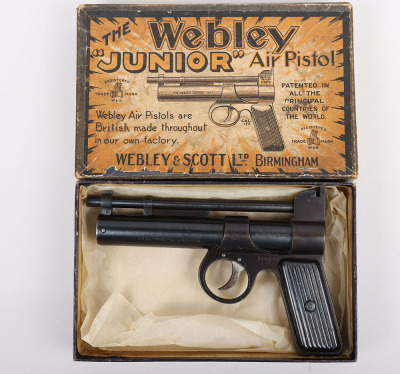 Boxed Webley Junior .177 Air Pistol
