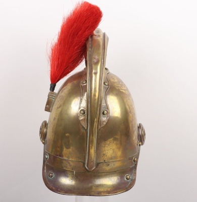 Late 19th Century French Firemans Sapeurs Pompiers Parade Helmet - 3