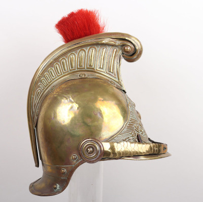 Late 19th Century French Firemans Sapeurs Pompiers Parade Helmet - 4