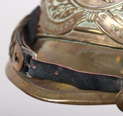 Late 19th Century French Firemans Sapeurs Pompiers Parade Helmet - 6