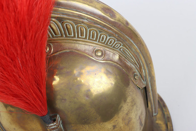 Late 19th Century French Firemans Sapeurs Pompiers Parade Helmet - 7