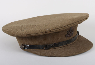 Great War Period 1st Royal Guernsey Militia Officers Service Dress Cap - 3