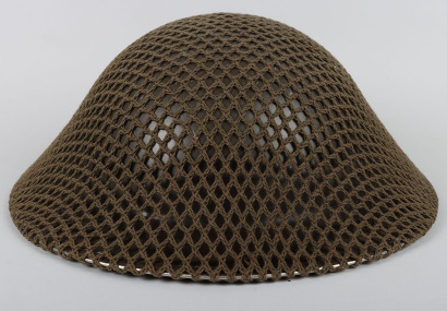 WW2 British Combat Helmet with Camouflage Net