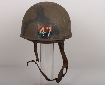 1944 Dated British Dispatch Riders Helmet of the Royal Artillery