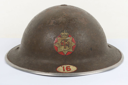 WW2 British Home Front Lyndhurst National Fire Service (N.F.S) Steel Helmet,