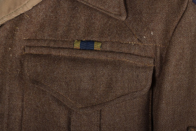 WW2 British Royal Artillery Battle Dress and Indian General Service Medal Set Attributed to Staff Sergeant Eric Leslie Percy Woodward Royal Artillery - 5