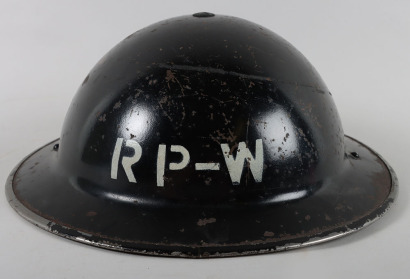 WW2 British Home Front Repair Party Water Steel Helmet