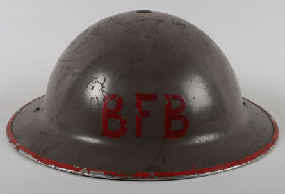 WW2 British Home Front Fire Brigade Steel Helmet