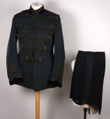Post 1902 Officers Full Dress Uniform of the Rifle Brigade