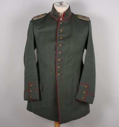 Imperial German Bavarian 12th Infantry Regiment Officers Model 1910 Field Grey Tunic