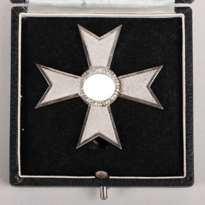 Cased Third Reich War Merit Cross 1st Class Without Swords by Steinhauer & Lück, Lüdenscheid