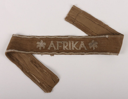 WW2 German Afrika Campaign Cuff Title