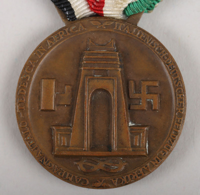 WW2 German / Italian African Campaign Medal by Lorioli - 3