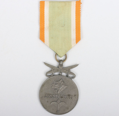 Indian Order of the “AZAD HIND” Medal with Swords by R. Souval