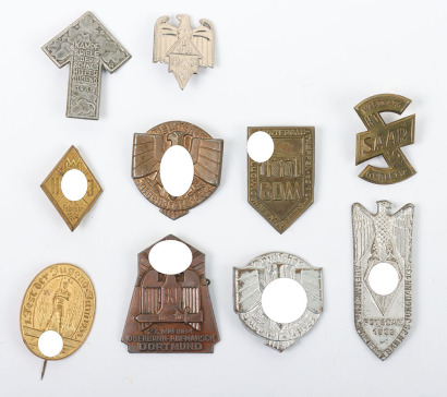 Grouping of Third Reich Rally / Day Badges of the Hitler Youth