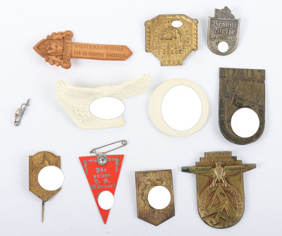 Selection of Third Reich Rally / Day Badges of NSDAP, Political Organisations, SA etc