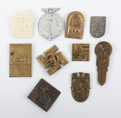 Selection of Third Reich Rally / Day Badges - 2