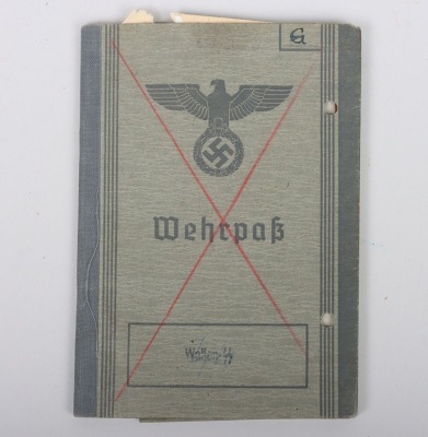 Rare Waffen-SS Wehrpass to Wilhelm Gefromm, SS-Totenkopfsturmbann Saschsenhausen, SS-Sonderkommando Dirlewanger - 2