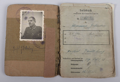 WW2 German Soldbuch Grouping to NCO G. Vesterling, Railway Pioneer Unit - 4