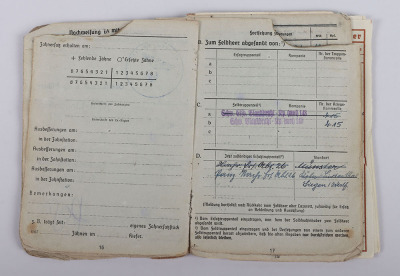 WW2 German Soldbuch Grouping to NCO G. Vesterling, Railway Pioneer Unit - 11