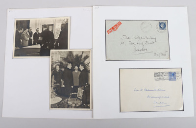 Large Archive of Postcards and Letters in Relation to Adolf Hitlers Meeting with Then British Prime Minister Neville Chamberlain in 1938 - 8