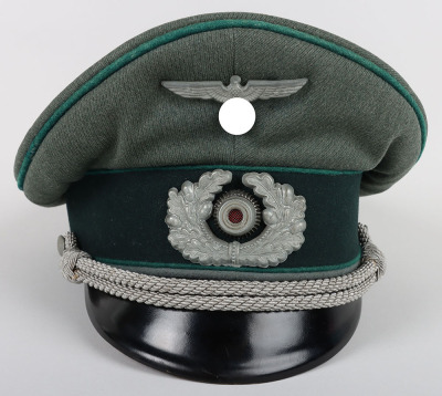 WW2 German Army Administration Officers Peaked Cap by Erel